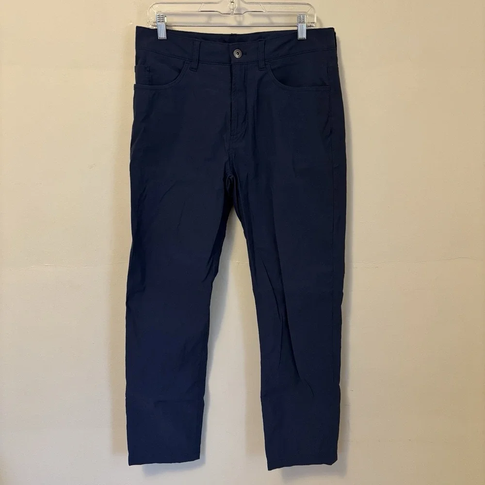 The North Face Men's Sprag 5 Pocket Pants 33 Stretch Trail Hiking Outdoor Blue